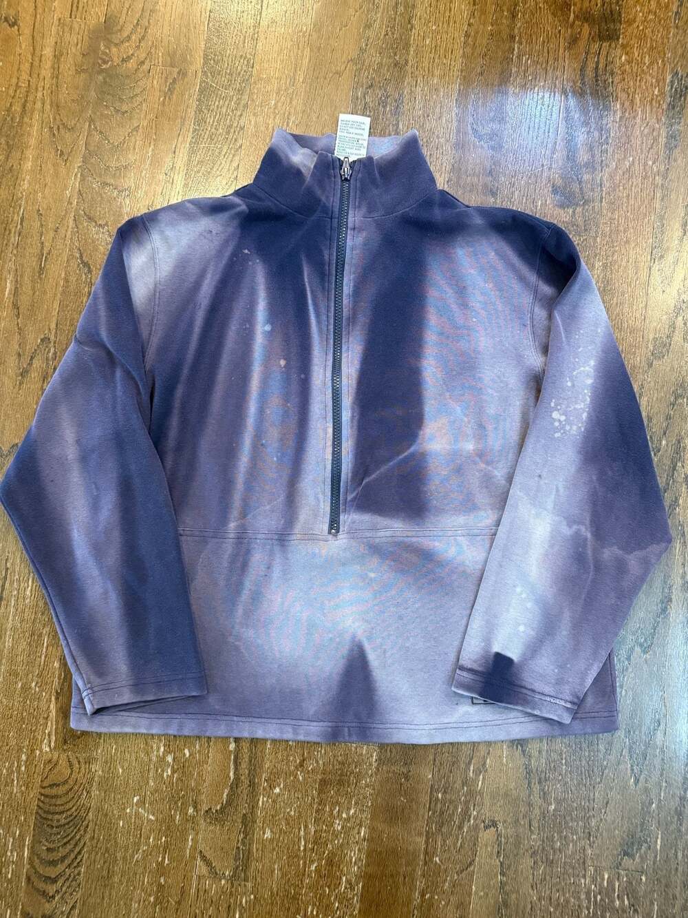 Northern Reflections Reflect Sport Sun faded 3/4 Quarter Zip Pulllover Size L - Picture 4 of 6